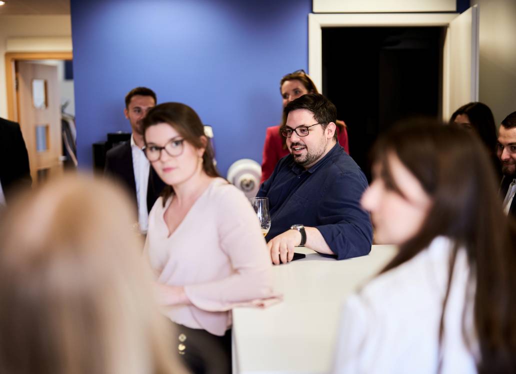 meeting colleagues